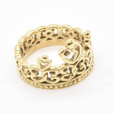 TE-077-R-0S: Gold Vermeil 18k