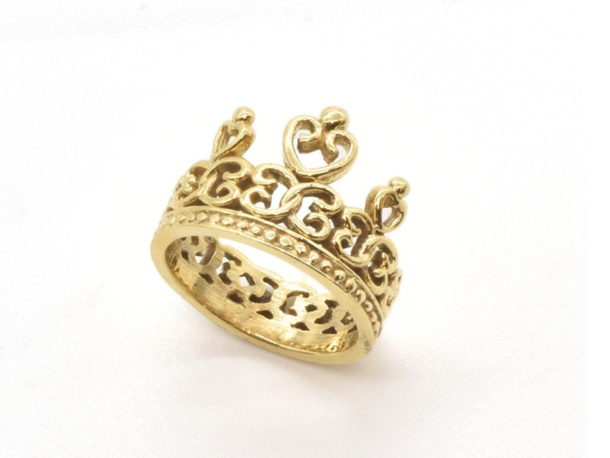 TE-077-R-0S: Gold Vermeil 18k