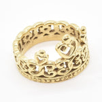 TE-077-R-0S: Gold Vermeil 18k