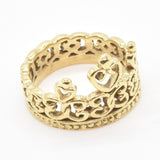 TE-077-R-0S: Gold Vermeil 18k