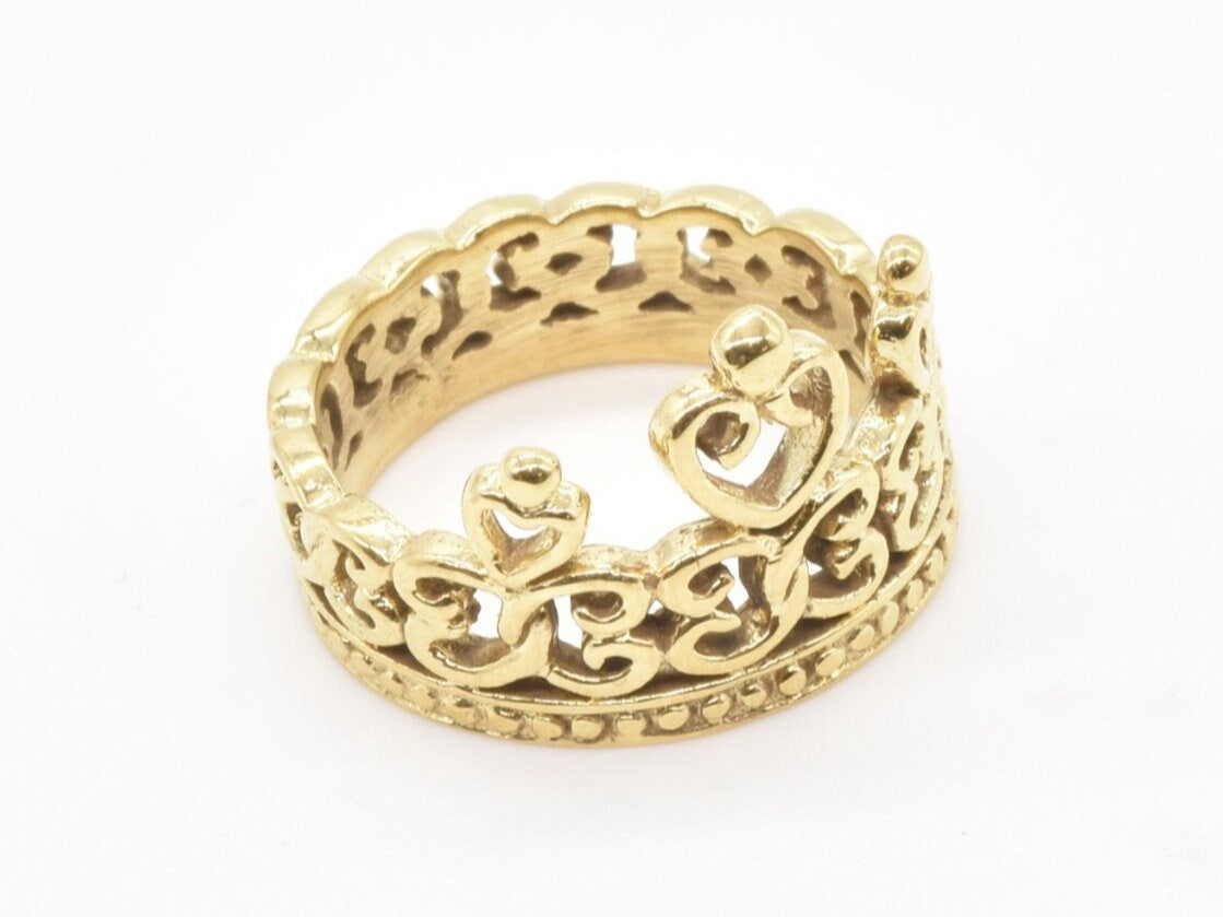 TE-077-R-0S: Gold Vermeil 18k