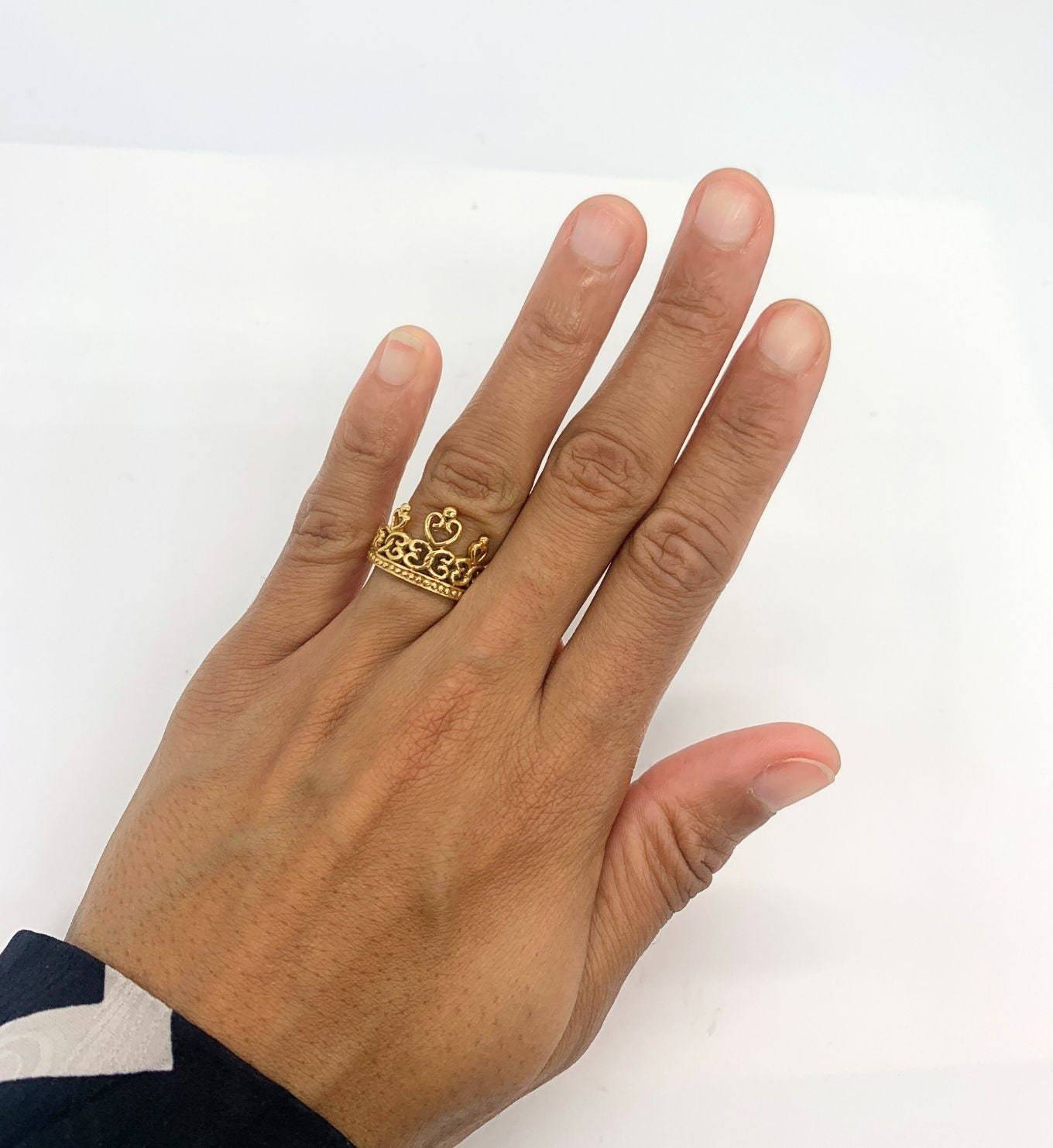 TE-077-R-0S: Gold Vermeil 18k