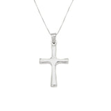 Gold Cross Pendant - Christian Necklace, Gold Religious Pendant