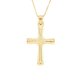 Minimalist Cross Necklace - Silver Cross Pendant - Cross Charm Pendant