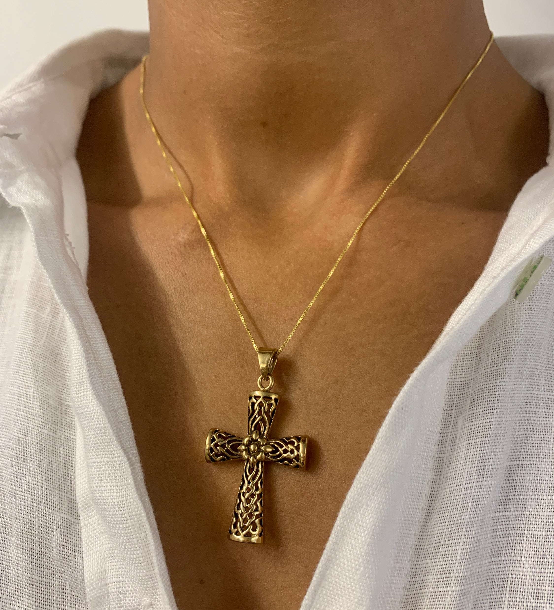 TE-111-P-0S: Gold Vermeil 18k