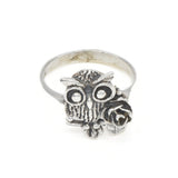 Gold Owl Ring - Vintage Bird Ring, Gold Animal Band
