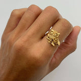TE-100-R-0S: Gold Vermeil 18k