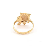 TE-100-R-0S: Gold Vermeil 18k