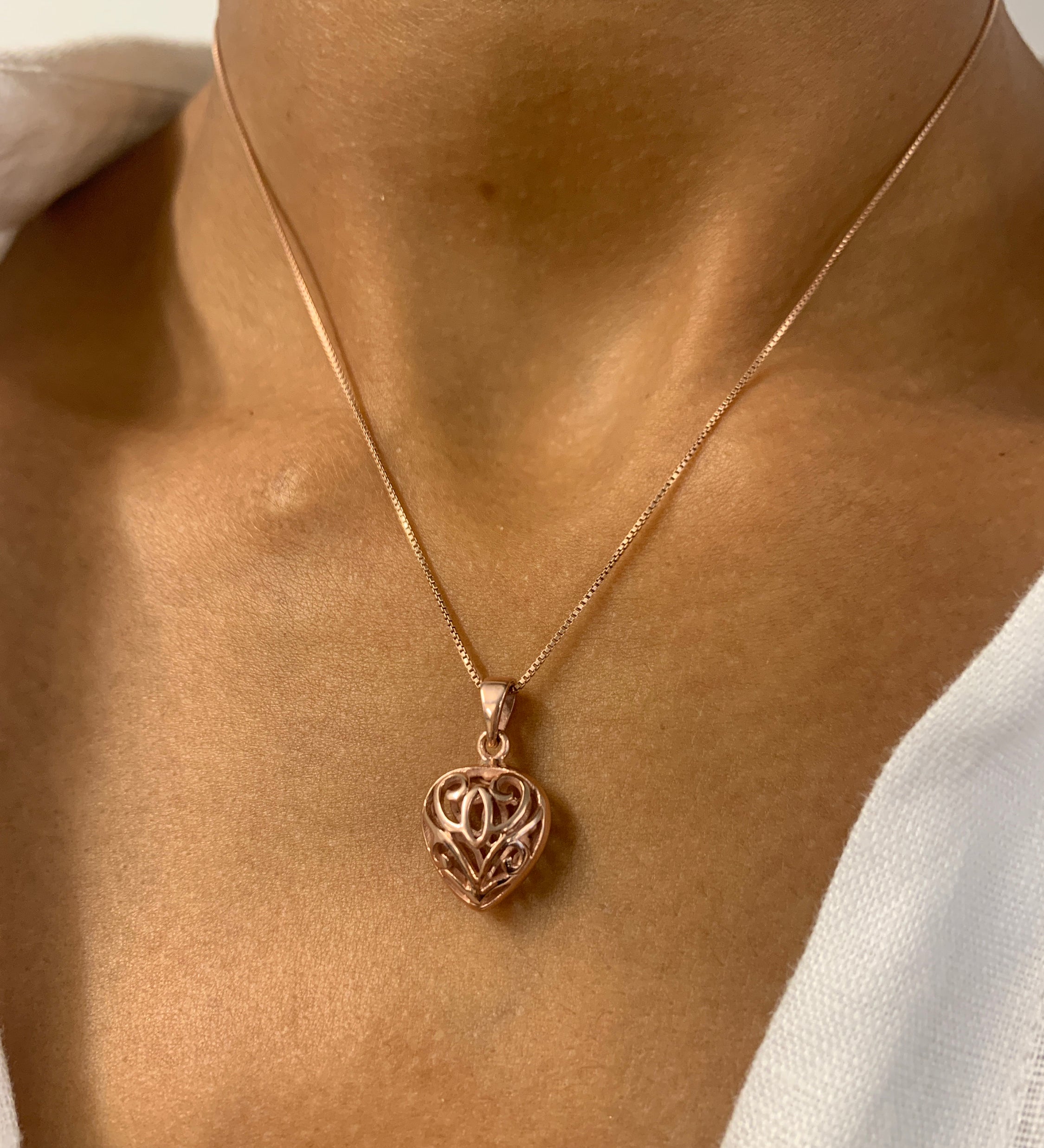 PJ-707-P-0S: Rose Gold Vermeil