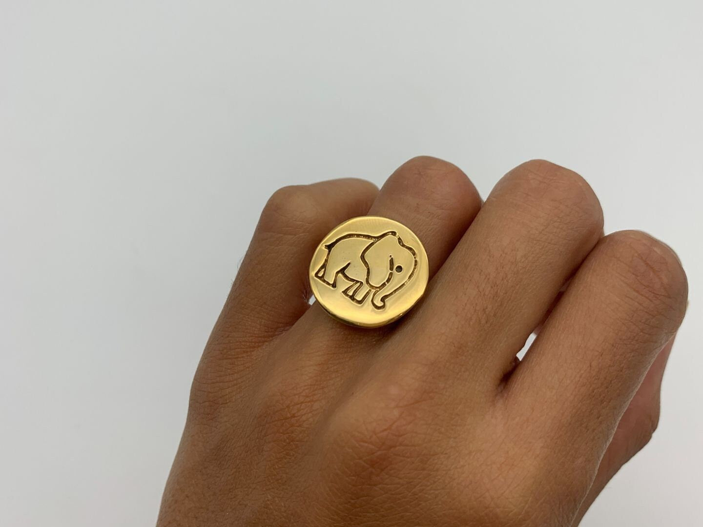 TE-101-R-0S: Gold Vermeil 18k