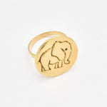 TE-101-R-0S: Gold Vermeil 18k