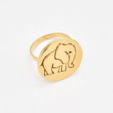 TE-101-R-0S: Gold Vermeil 18k