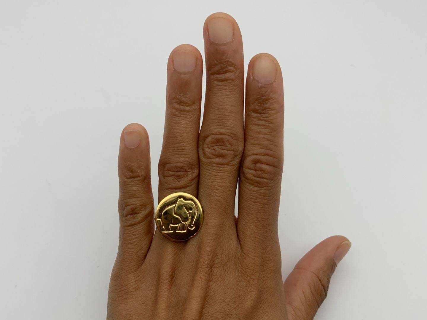 TE-101-R-0S: Gold Vermeil 18k