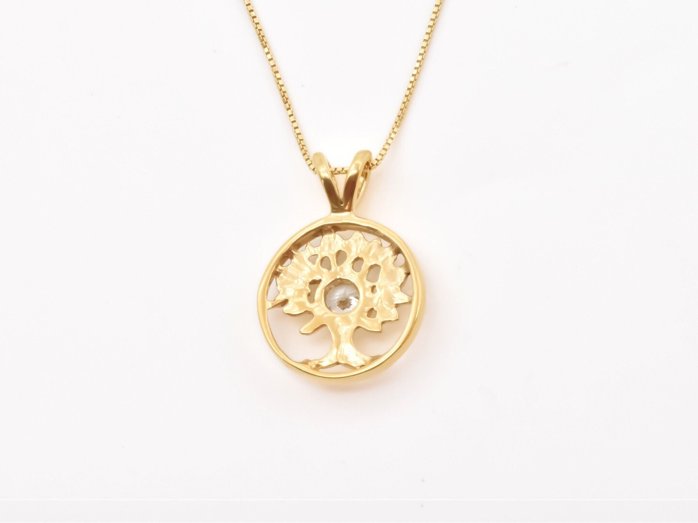 2849-P-cCZZ: Gold Vermeil 18k Created CZ Diamond