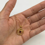 2849-P-nGAR: Sterling Silver 925 Natural Garnet