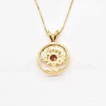 2849-P-nGAR: Sterling Silver 925 Natural Garnet