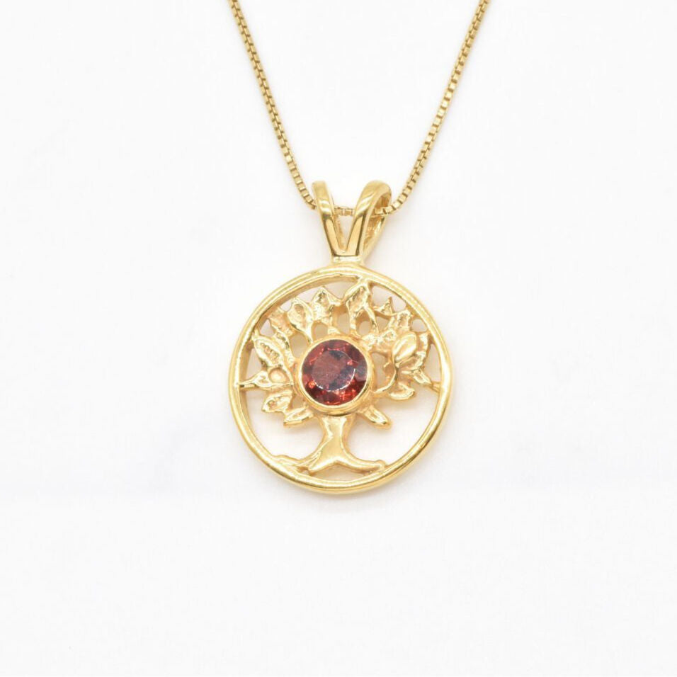 2849-P-nGAR: Sterling Silver 925 Natural Garnet