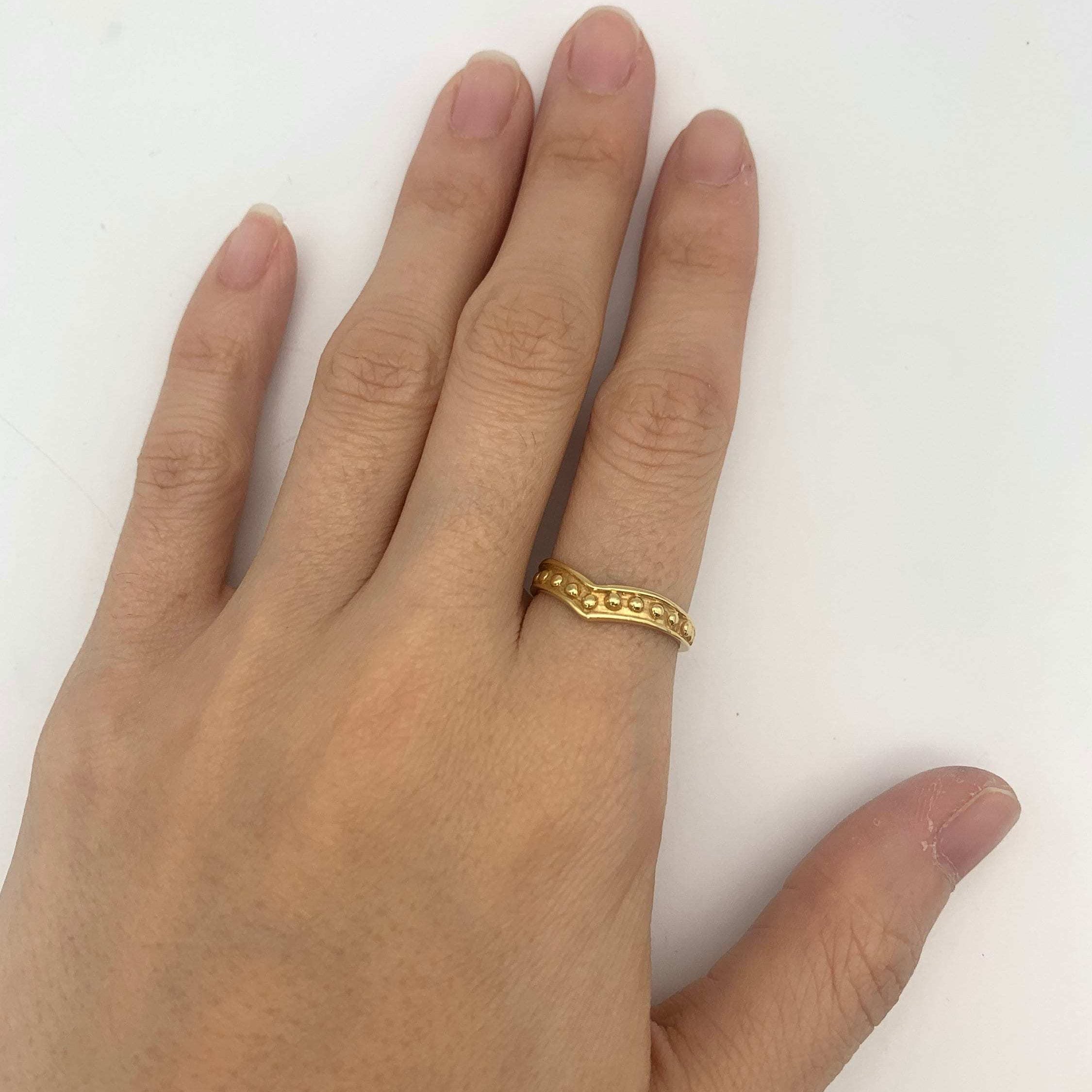 R68010640-R-0S: Gold Vermeil 18k