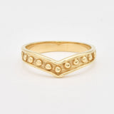 R68010640-R-0S: Gold Vermeil 18k