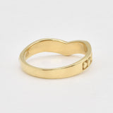 R68010640-R-0S: Gold Vermeil 18k