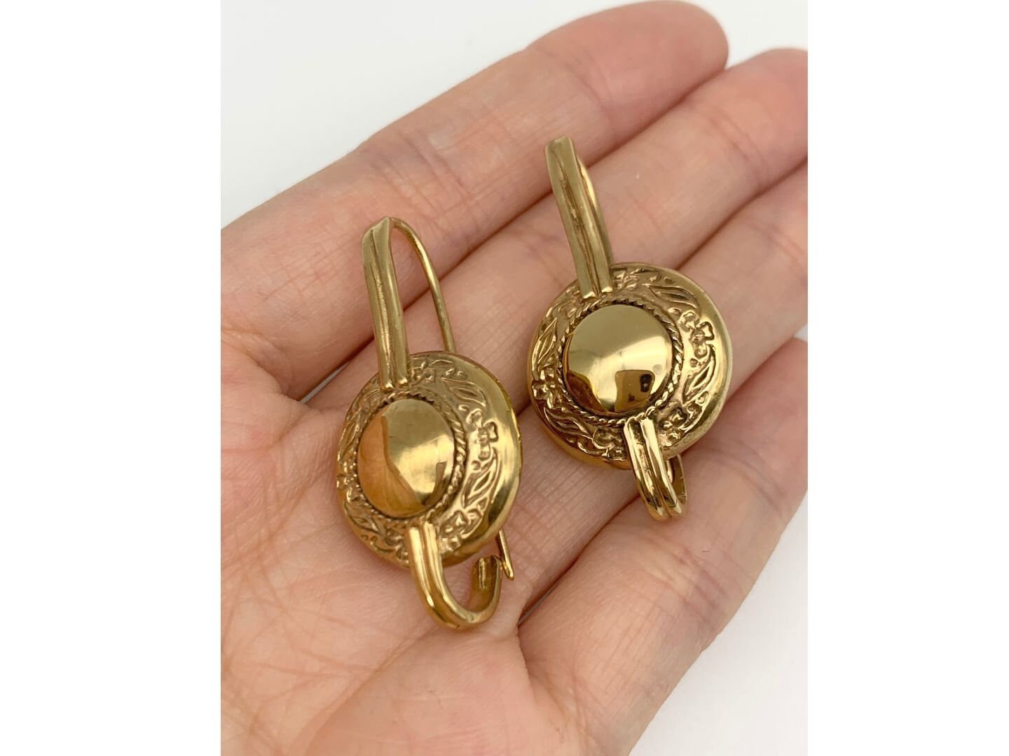 774412321-E-0S: Gold Vermeil 18k