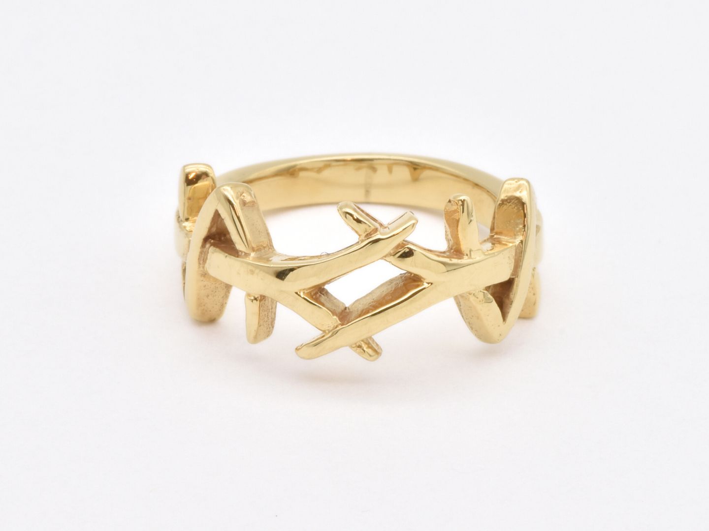 TE-123-R-0S: Gold Vermeil 18k