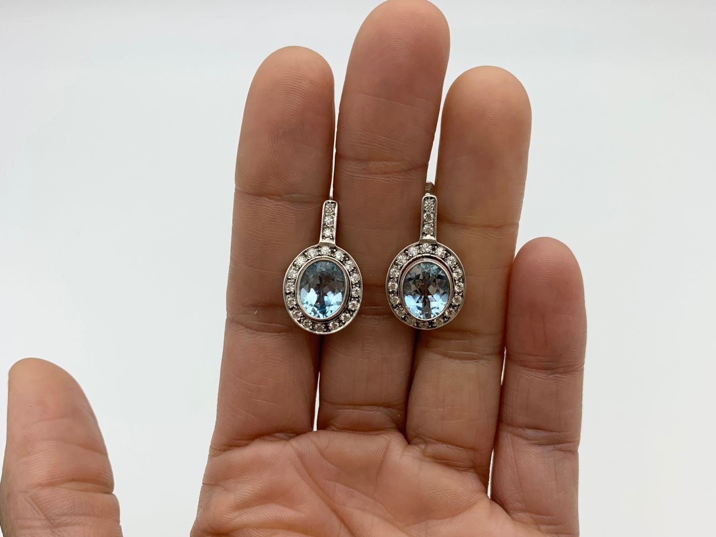 2268-E-nBTP: Sterling Silver 925 Natural Blue Topaz