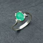 2906-R-nCHR: Sterling Silver 925 Natural Chrysoprase