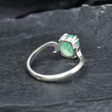 2906-R-nCHR: Sterling Silver 925 Natural Chrysoprase