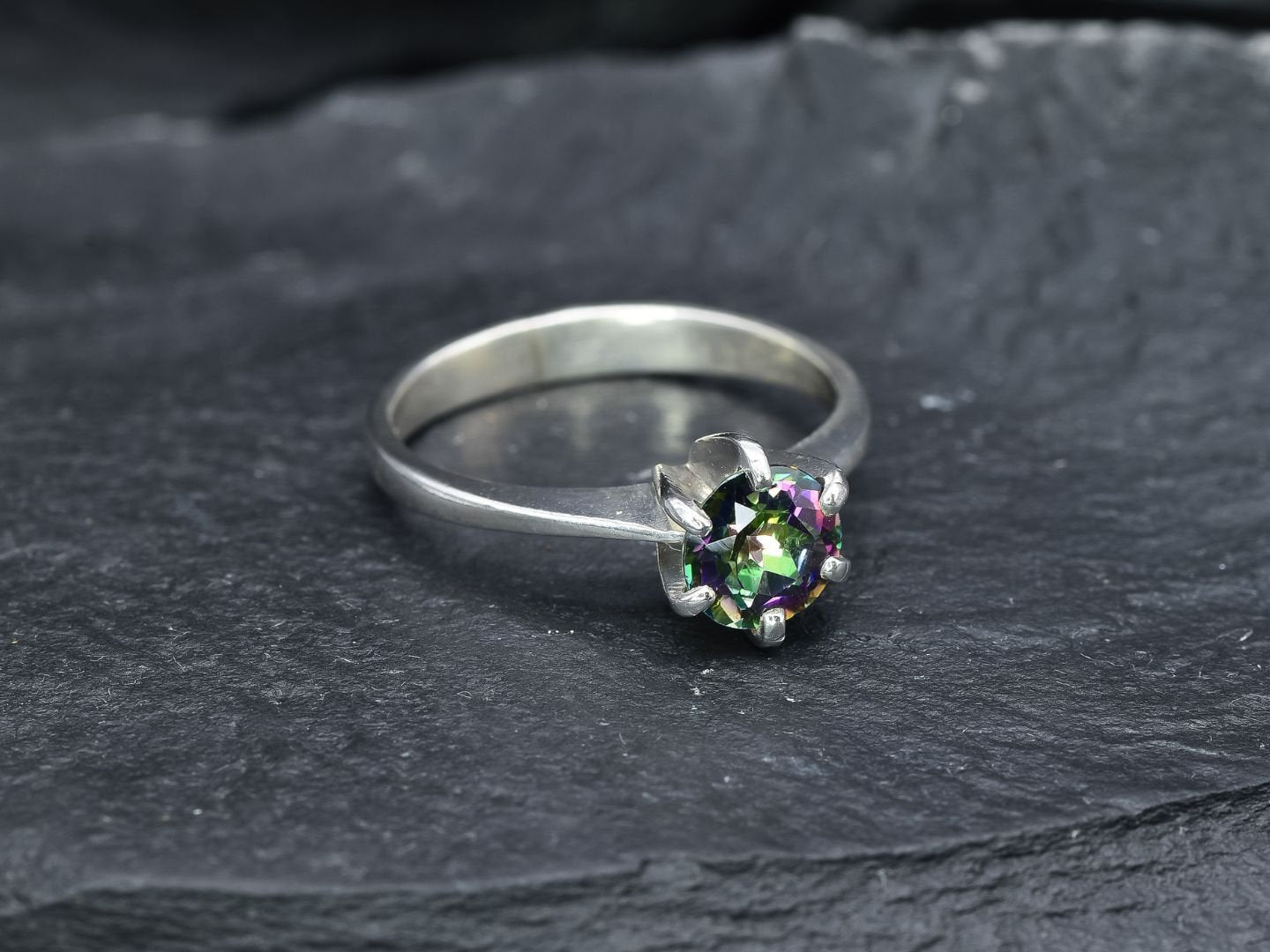 2748-R-nMYT: Sterling Silver 925 Natural Mystic Topaz