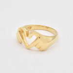 TE-122-R-0S: Gold Vermeil 18k