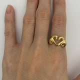 TE-122-R-0S: Gold Vermeil 18k