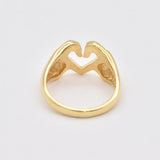TE-122-R-0S: Gold Vermeil 18k