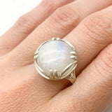 Statement Moonstone Ring - June Birthstone Ring - Large Vintage Ring
