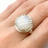 Statement Moonstone Ring - June Birthstone Ring - Large Vintage Ring