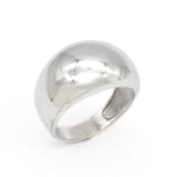 Chunky Dome Ring - Wide Dome Ring - Men's Silver Ring