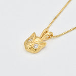 2947-P-cCZ: Gold Vermeil 18k