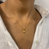 2947-P-cCZ: Gold Vermeil 18k