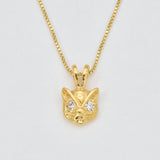 2947-P-cCZ: Gold Vermeil 18k