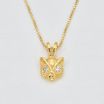 2947-P-cCZ: Gold Vermeil 18k