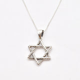 Gold Star Pendant - Star of David Necklace - Jewish Star Necklace