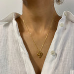 TE-135-P-0S: Gold Vermeil 18k