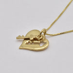 TE-135-P-0S: Gold Vermeil 18k