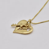 TE-135-P-0S: Gold Vermeil 18k