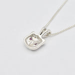 Dazzling natural ruby pendant set in 925 Sterling Silver, a stunning gift symbolizing love and elegance for any occasion.
