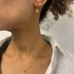 Chic 18k Gold Vermeil Pendant featuring Natural Ruby, the July Birthstone, symbolizing love and vitality for special moments.