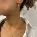 Chic 18k Gold Vermeil Pendant featuring Natural Ruby, the July Birthstone, symbolizing love and vitality for special moments.