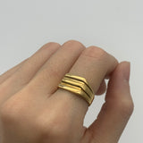 1715-R-0S: Gold Vermeil 18k