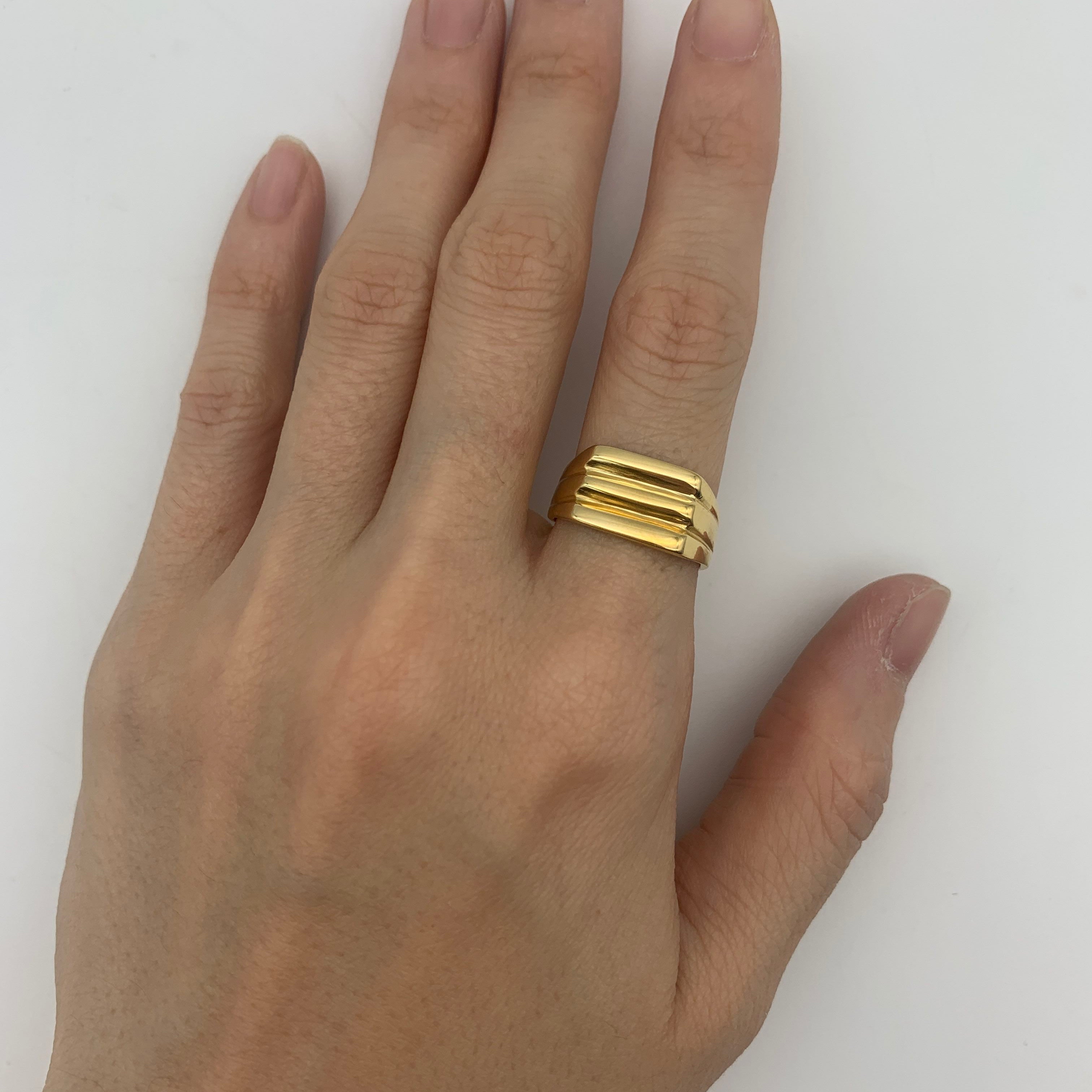 1715-R-0S: Gold Vermeil 18k