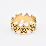R68011040-R-0S: Gold Vermeil 18k